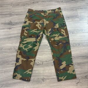 Rothco Green and Brown Camouflage Cargo Pants